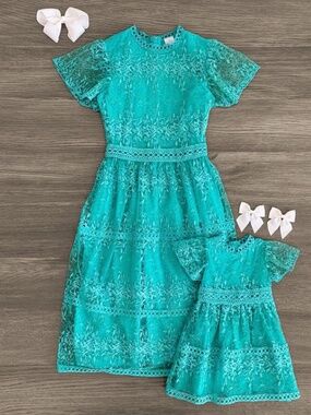 Sparkle in Pink Mommy and Me Baby Dress